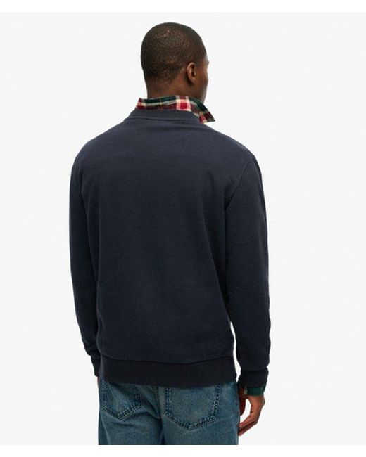 Superdry Athletic Relaxed Sweatshirt in het Blue voor heren