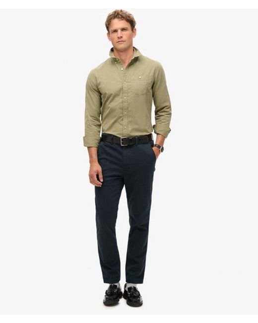 Superdry Blue International Chino Pants Size: 30/32 for men