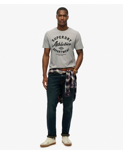 Superdry Gray & Co Athletic Relaxed T-shirt for men