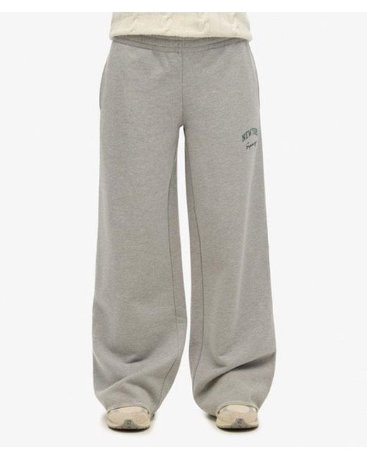 Superdry White & Co Athletic Essentials Wide Leg joggers