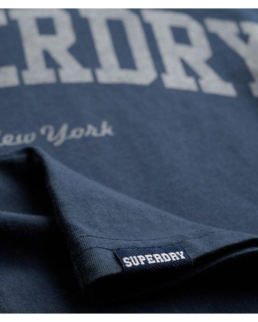 Superdry Blue & Co Athletic Essentials Fitted Graphic T-shirt