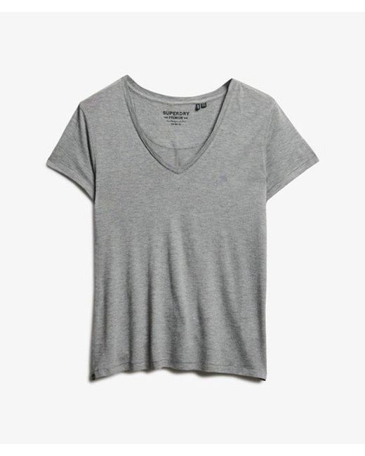 Superdry Blue & Co Studios Slub Embroidered T-shirt