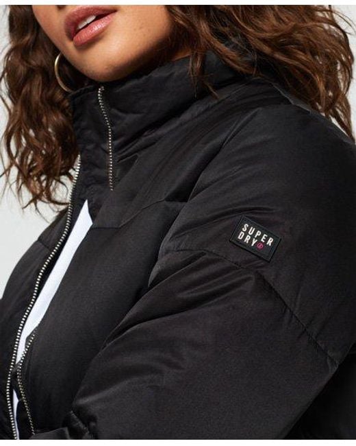 Superdry Gray Luxe Sports Bomber Jacket