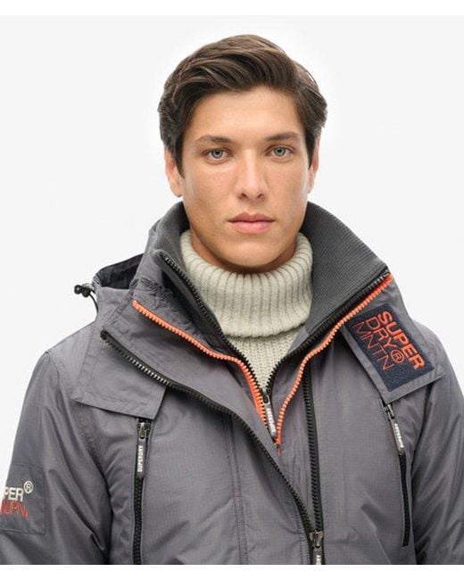 Superdry Gray & Co Classic Embroidered Mountain Sd Windcheater Jacket for men