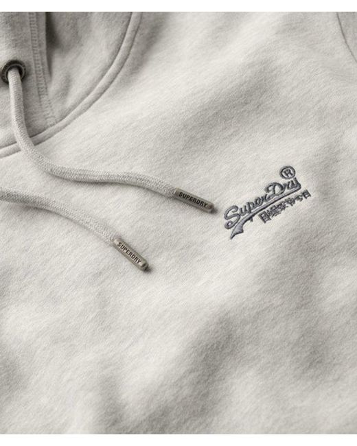 Superdry Gray & Co Essential Logo Hoodie for men