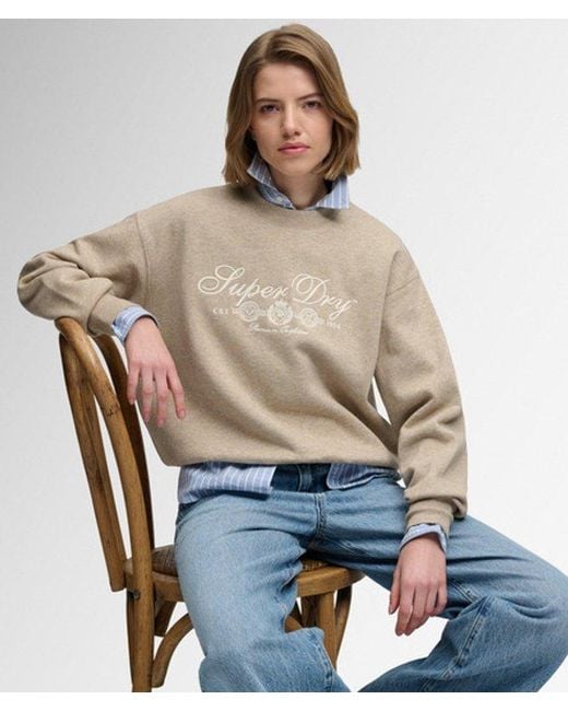 Superdry Blue & Co Country Club Crew Sweatshirt