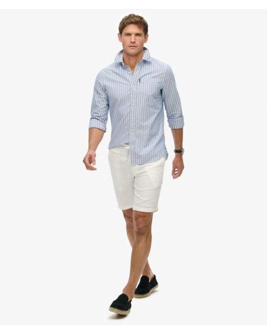Superdry Natural & Co The Merchant Store- Linen Shorts for men