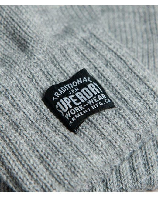 Superdry Gray & Co Classic Knitted Gloves