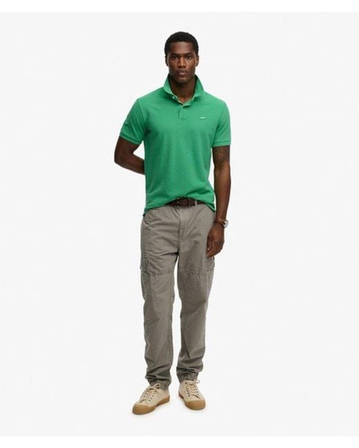 Superdry Green & Co Classic Pique Polo Shirt for men