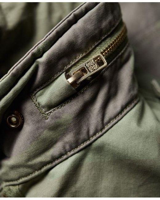 Superdry Gray Delta Soft Camo Rookie Pocket Jacket Soft Camo