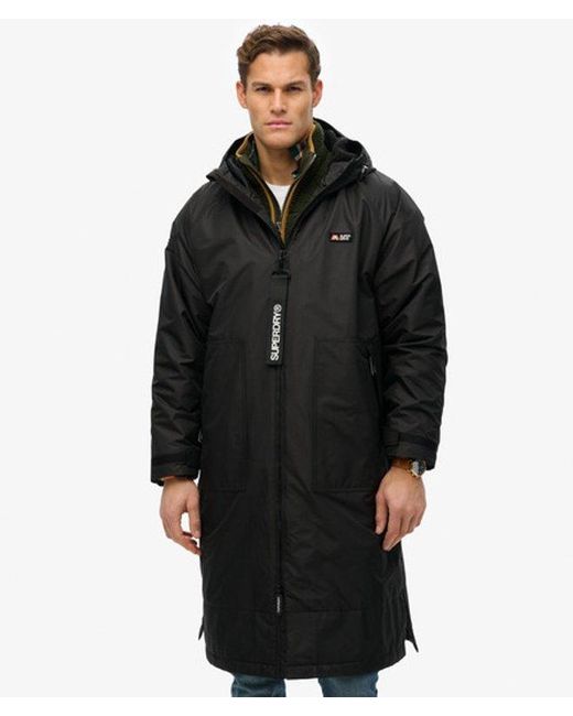 Superdry Black Robe for men