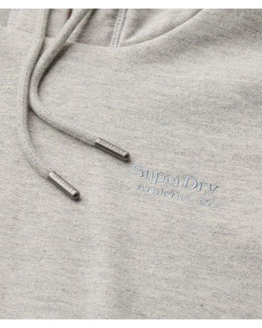 Superdry Gray Essential Logo Hoodie