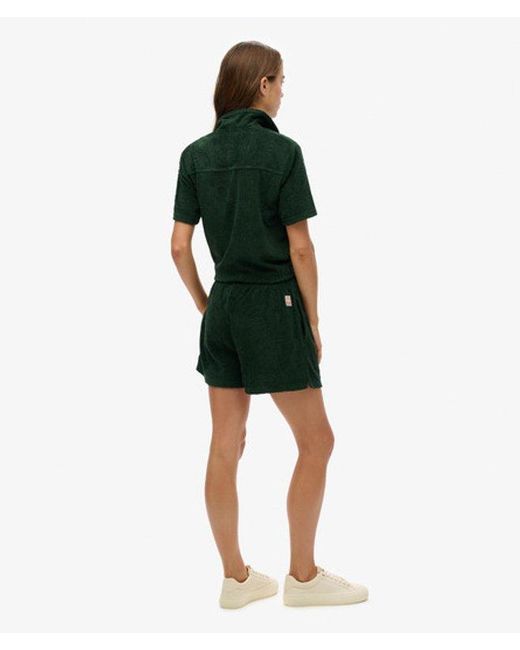 Superdry Green & Co Country Club Towelling Shorts