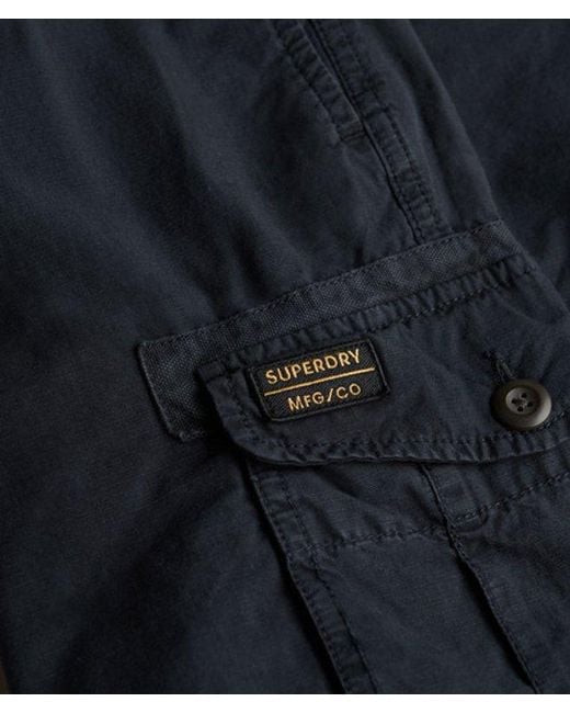 Superdry Blue & Co Parachute Light Shorts for men
