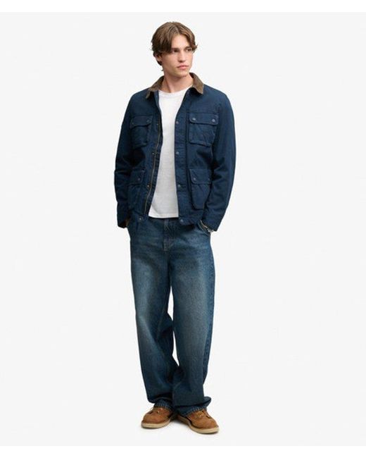 Superdry Blue & Co Preppy Burford Jacket for men