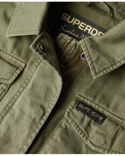 Superdry Green Ladies Classic Logo Patch Military M65 Jacket
