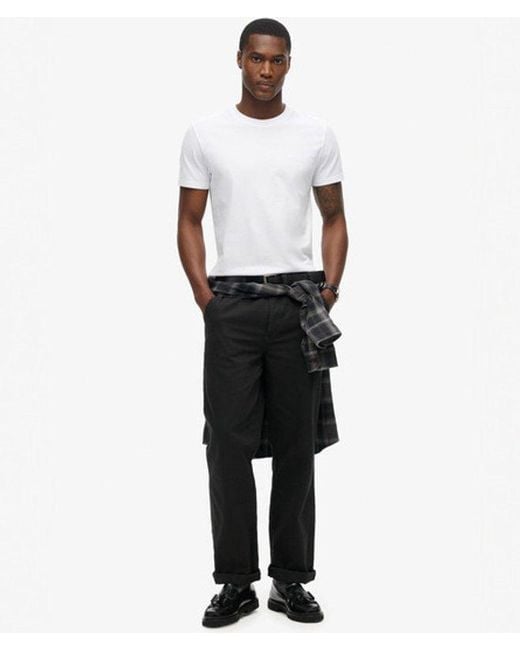 Superdry White & Co Organic Cotton Essential Logo T-shirt for men