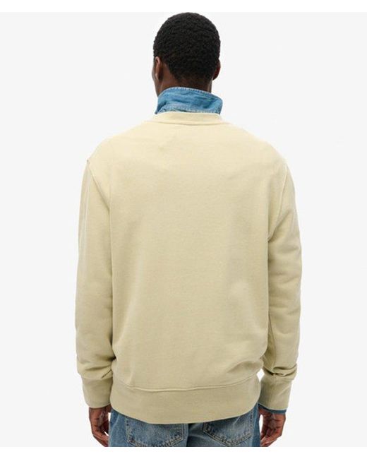 Superdry Natural & Co Sportswear Logo Loose Crew Sweatshirt for men