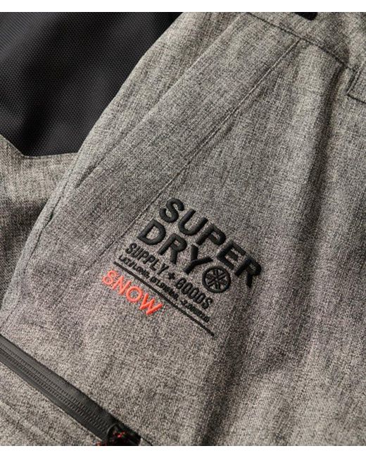Superdry Black & Co Ski Peak Rescue Trousers for men