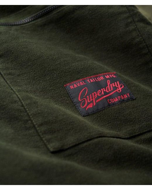 Superdry Green & Co The Merchant Store - Moleskin Pea Coat for men