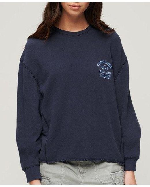 Superdry Blue Athletic Essentials Sweatshirt