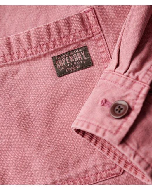 Superdry Pink & Co Four Pocket Chore Jacket