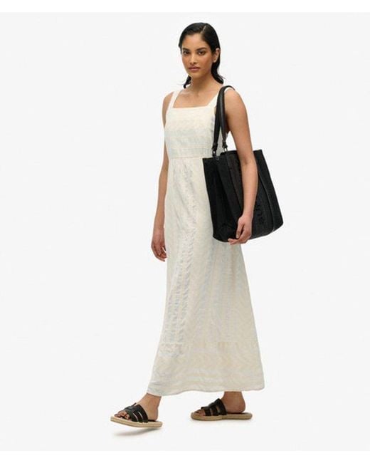 Superdry Natural & Co Statement Tiered Maxi Dress