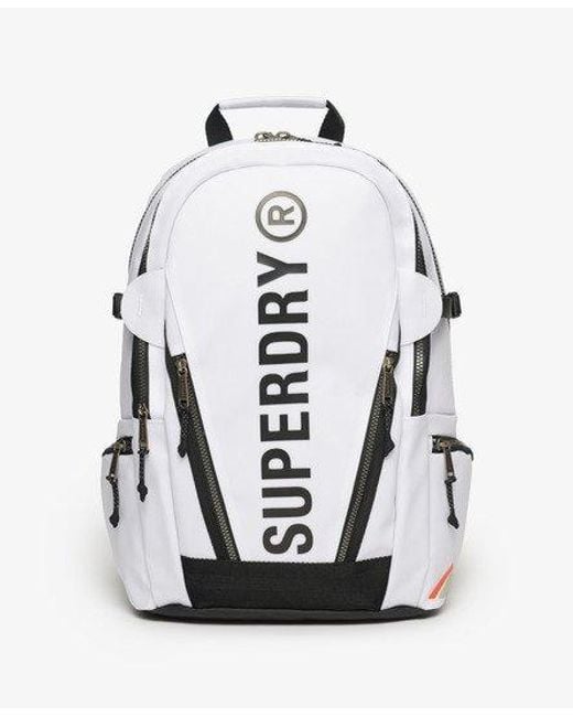 Superdry Black Tarp Rucksack