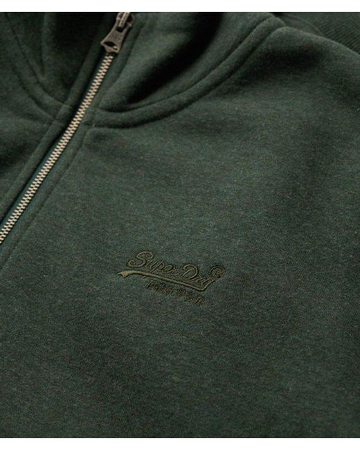 Superdry Green & Co Essential Logo Half Zip Sweatshirt for men