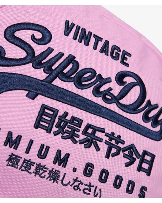 Superdry Heritage Montana Rugzak in het Pink