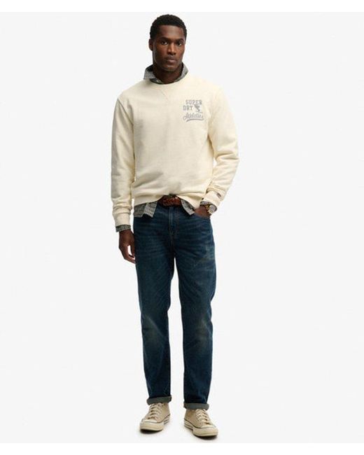 Superdry Natural & Co Athletic Essentials Crew Sweatshirt for men