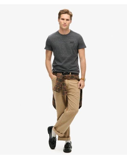 Superdry Gray & Co Essential Logo T-shirt for men