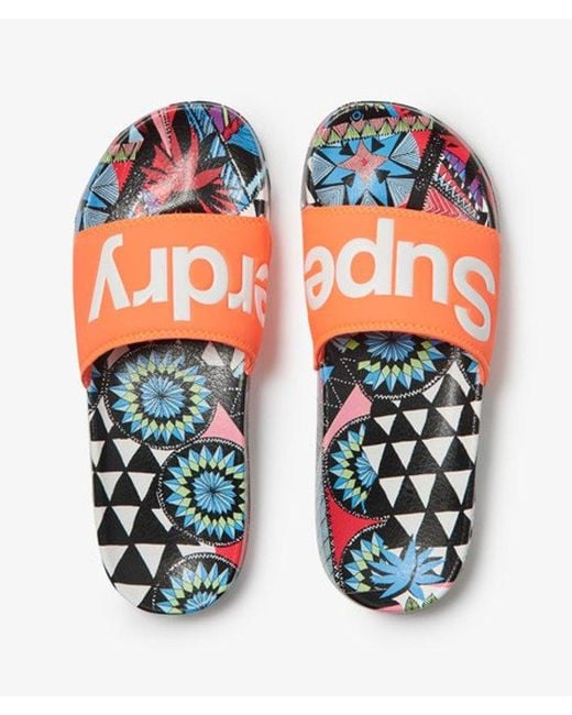 Superdry Orange & Co Beach Sliders