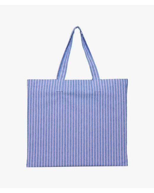 Superdry Blue & Co Oxford Stripe Tote Bag
