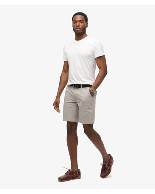 Superdry Gray & Co Stretch Chino Shorts for men