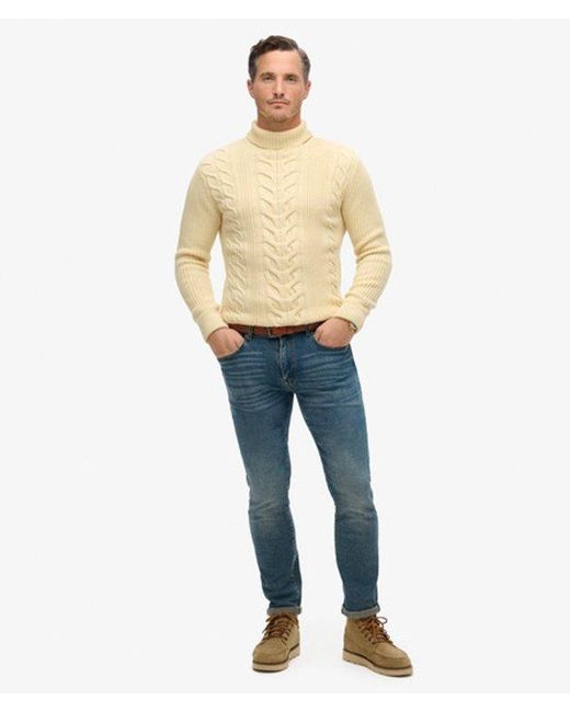 Superdry Blue The Merchant Store - Organic Slim Jeans for men