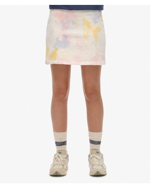 Superdry Blue & Co Essential Tie Dye Skirt