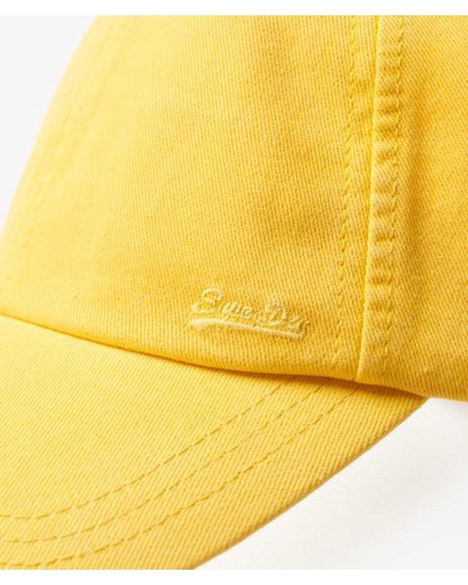 Superdry Yellow & Co Vintage Embroidered Cap