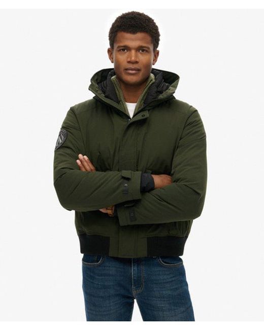 Superdry Green & Co City Padded Bomber Jacket for men