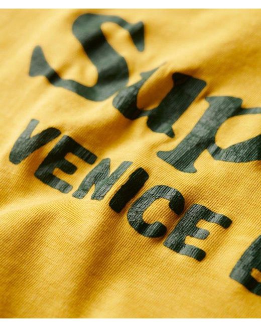 Superdry Yellow & Co Venue Classic Logo T-shirt for men