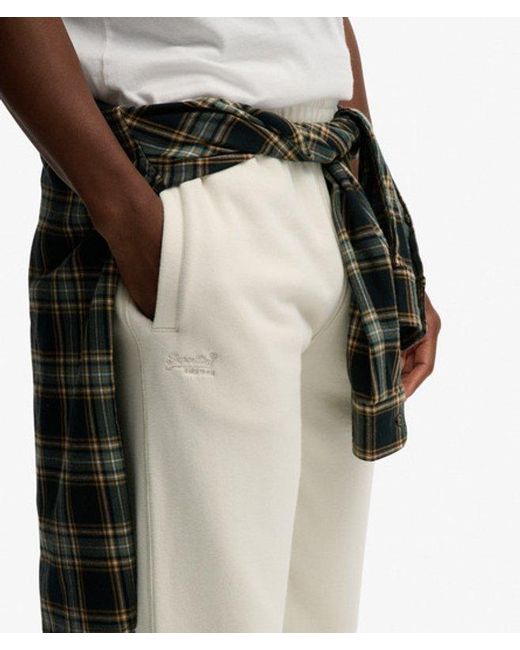 Superdry White & Co Essential Logo Half Brushed joggers for men