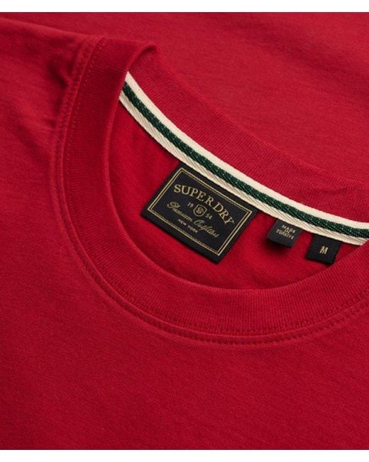 Superdry Red & Co Logo Embroide for men