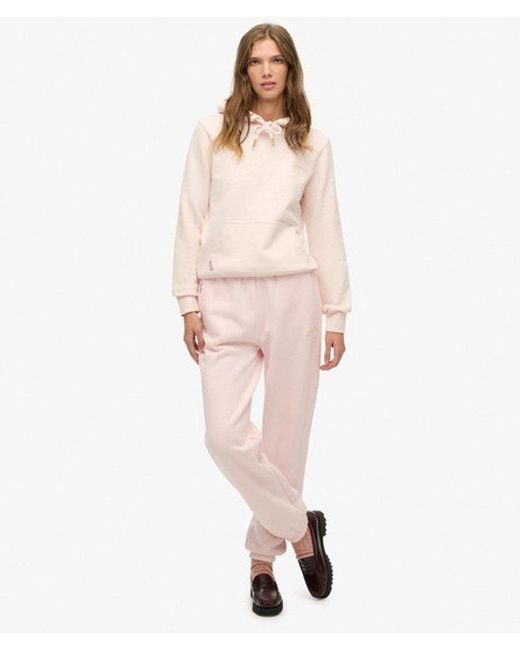 Superdry Pink & Co Essential Logo joggers