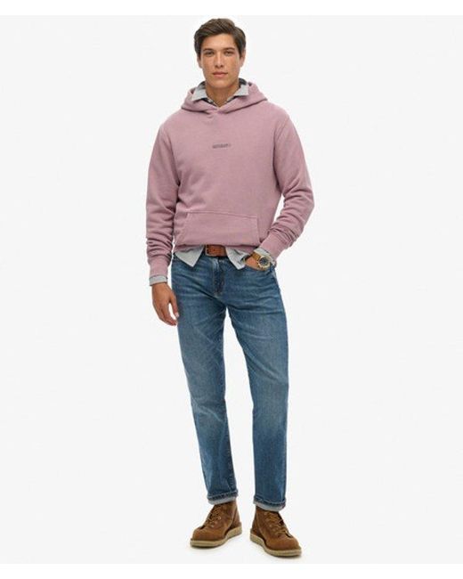 Superdry Brown & Co Micro Logo Hoodie for men