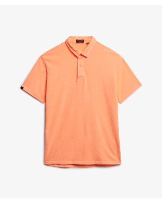 Superdry Orange & Co Essential Jersey Polo Top for men