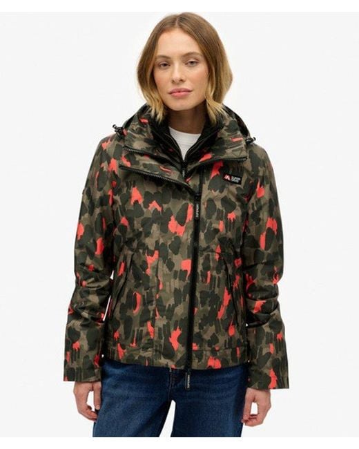 Superdry Blue & Co Hooded Mountain Windbreaker Jacket