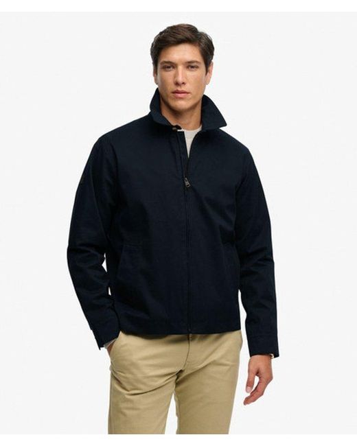 Superdry Blue & Co Collared Harrington Jacket for men