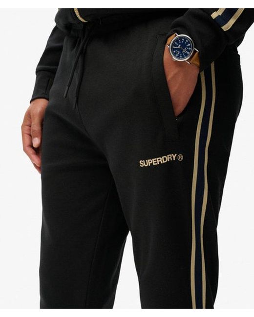 Superdry Black & Co Tech Cult joggers for men