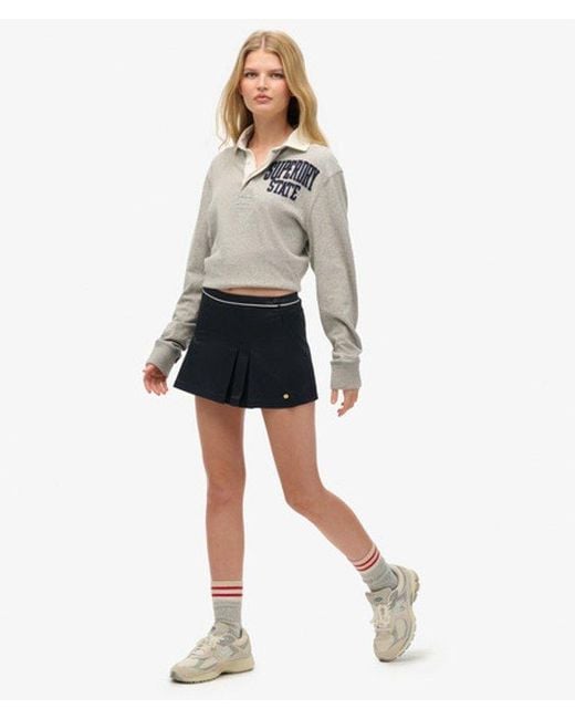 Superdry Blue Tennis Skirt