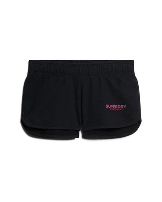 Superdry Pink & Co Sportswear Logo Racer Shorts
